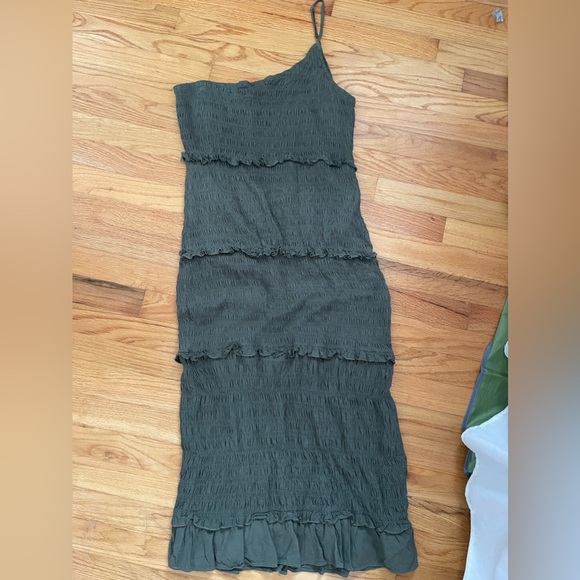 Women’s One Shoulder Midi Dress - Picture 2 of 2